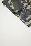 Plus Size Camo Shorts