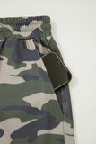 Plus Size Camo Shorts