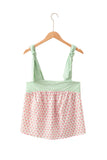 Green Babydoll Tank Top