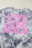 Woodland Camo LOVE LIKE JESUS Plus Size T Shirt