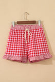 Red Gingham Shorts