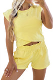 Short Sleeve Casual Two Piece Short Set