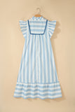 Sky Blue Stripe Dress