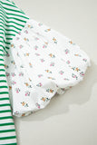 Green Stripe Top