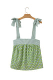Green Babydoll Tank Top