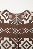 Southwestern Button Square Neck Sweater Vest