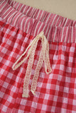 Red Gingham Shorts