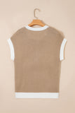 Horse Shoe Short Sleeve Sweater