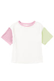 Corded Color block Tee