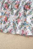 Floral Patchwork Babydoll Top