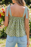 Green Babydoll Tank Top