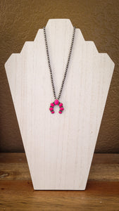 Little Cowgirl Pink Navajo Pearl Necklace