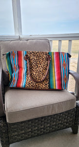 Leopard Southwest weekender Bag