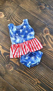 Infant - stars and stripes outfit