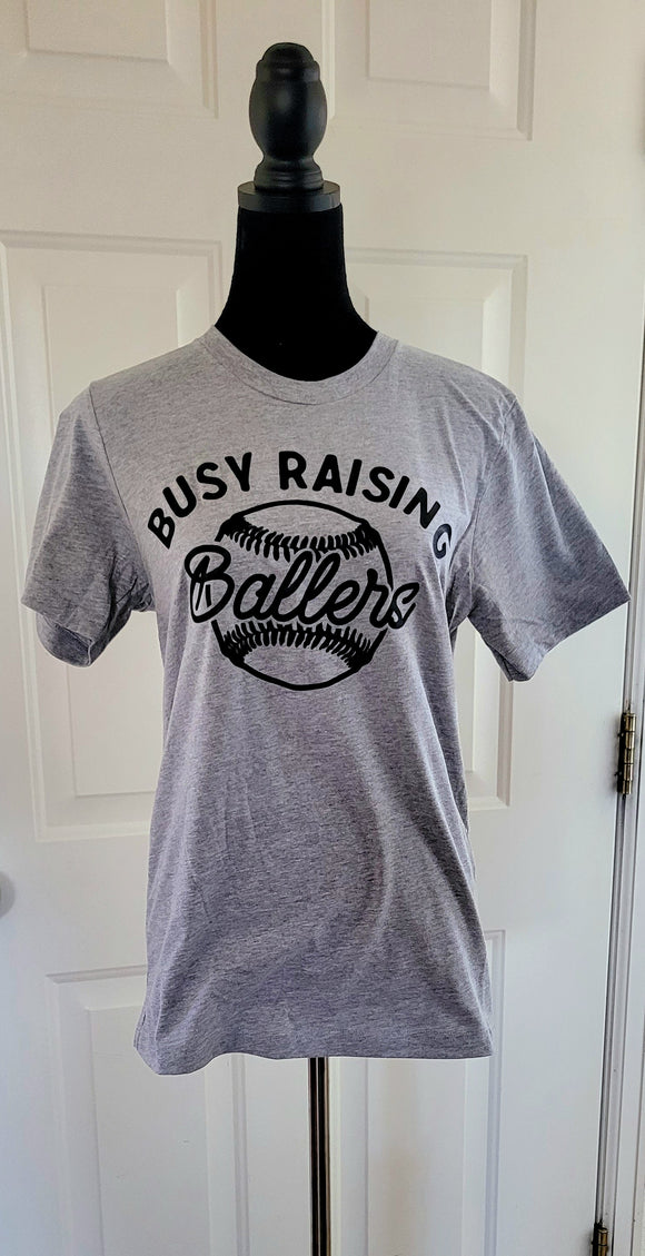 Busy Raising Ballers Graphic T-shirt