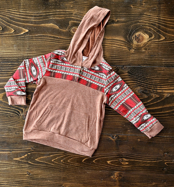 Boys Aztec hoodie